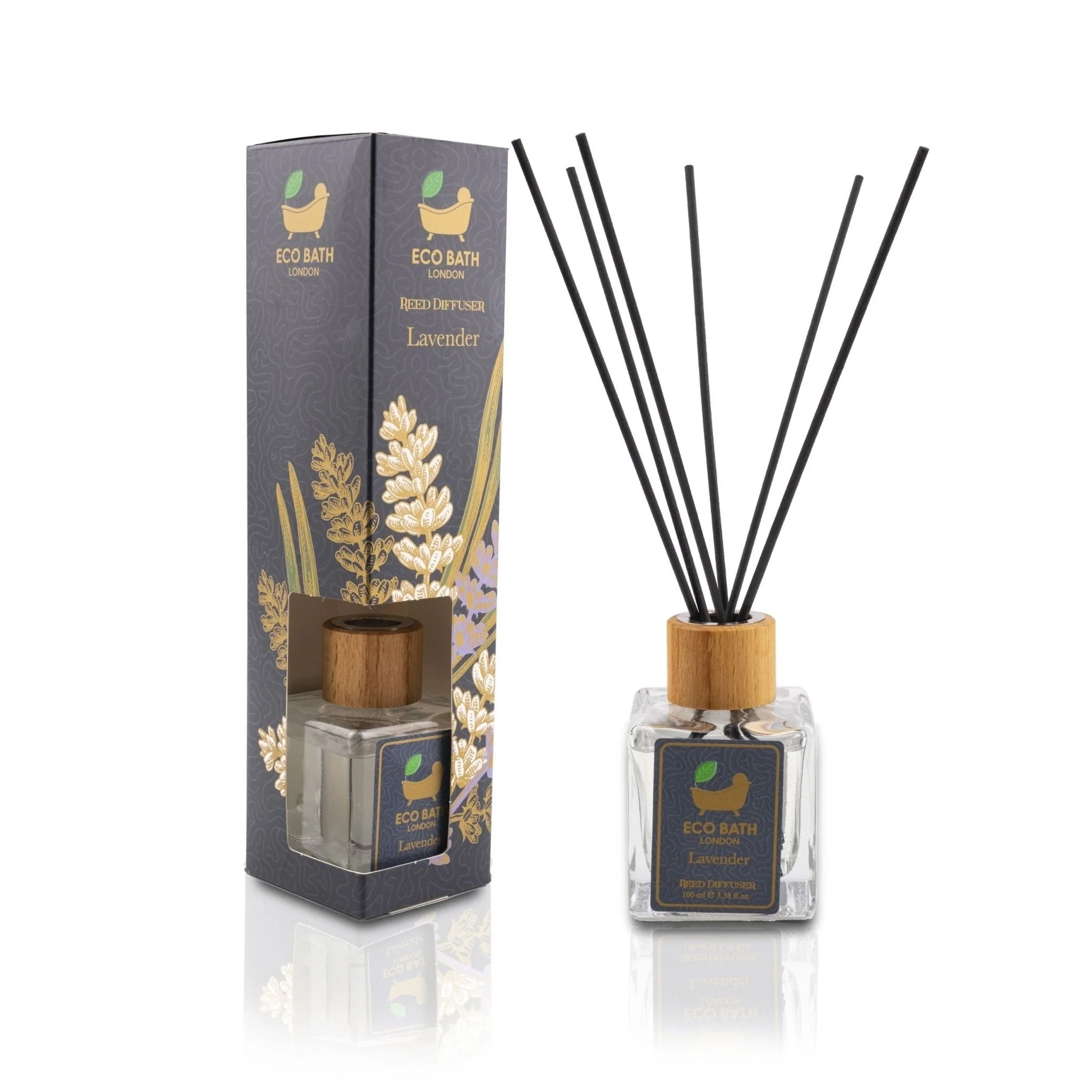 Eco Bath London Reed Diffuser Collection - Luxurious Home Fragrance, Long-Lasting Room Diffusers with Natural Essential Oils, 100ml (3.38 Fl.Oz), Multiple Scents Available - Image 6