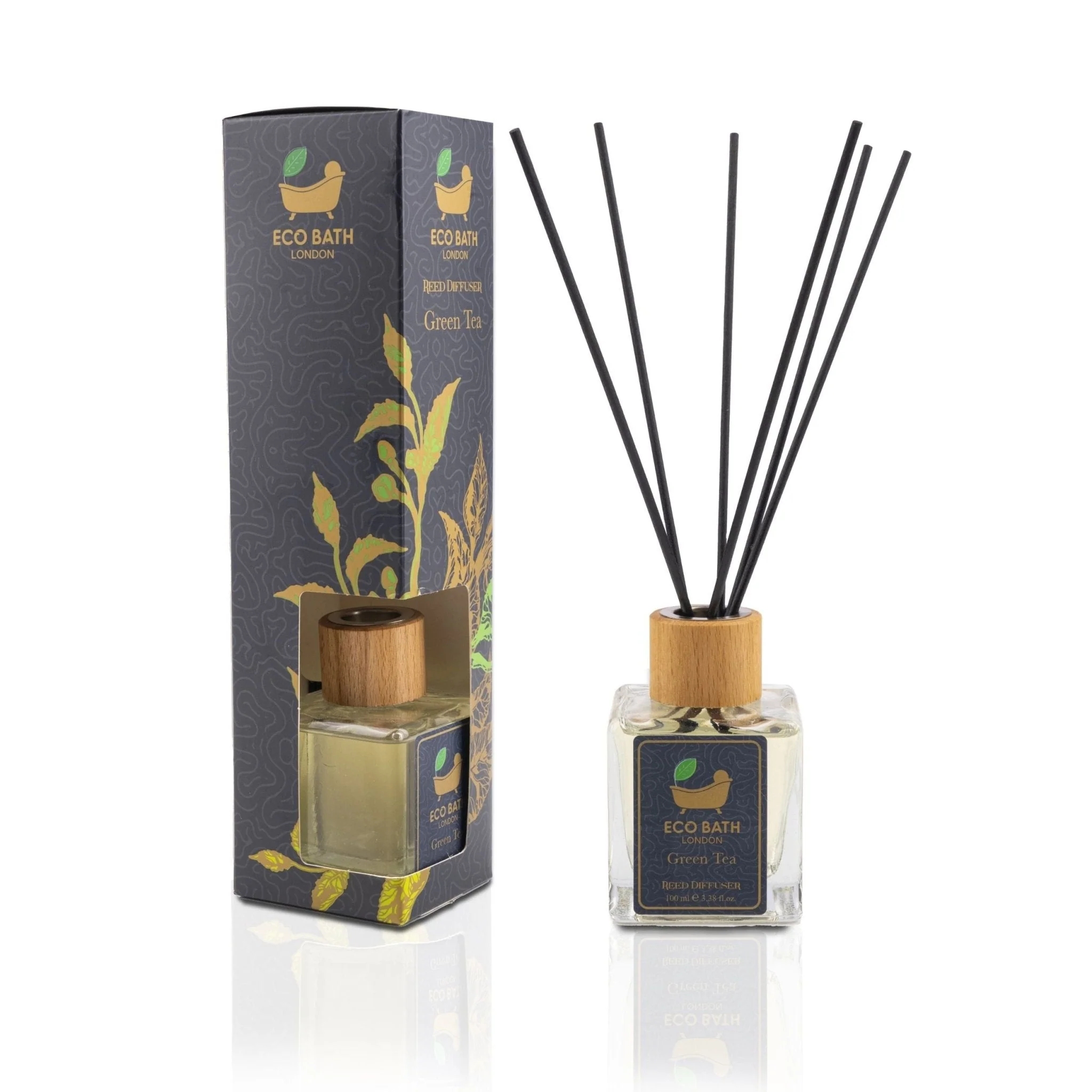 Eco Bath London Reed Diffuser Collection - Luxurious Home Fragrance, Long-Lasting Room Diffusers with Natural Essential Oils, 100ml (3.38 Fl.Oz), Multiple Scents Available - Image 7