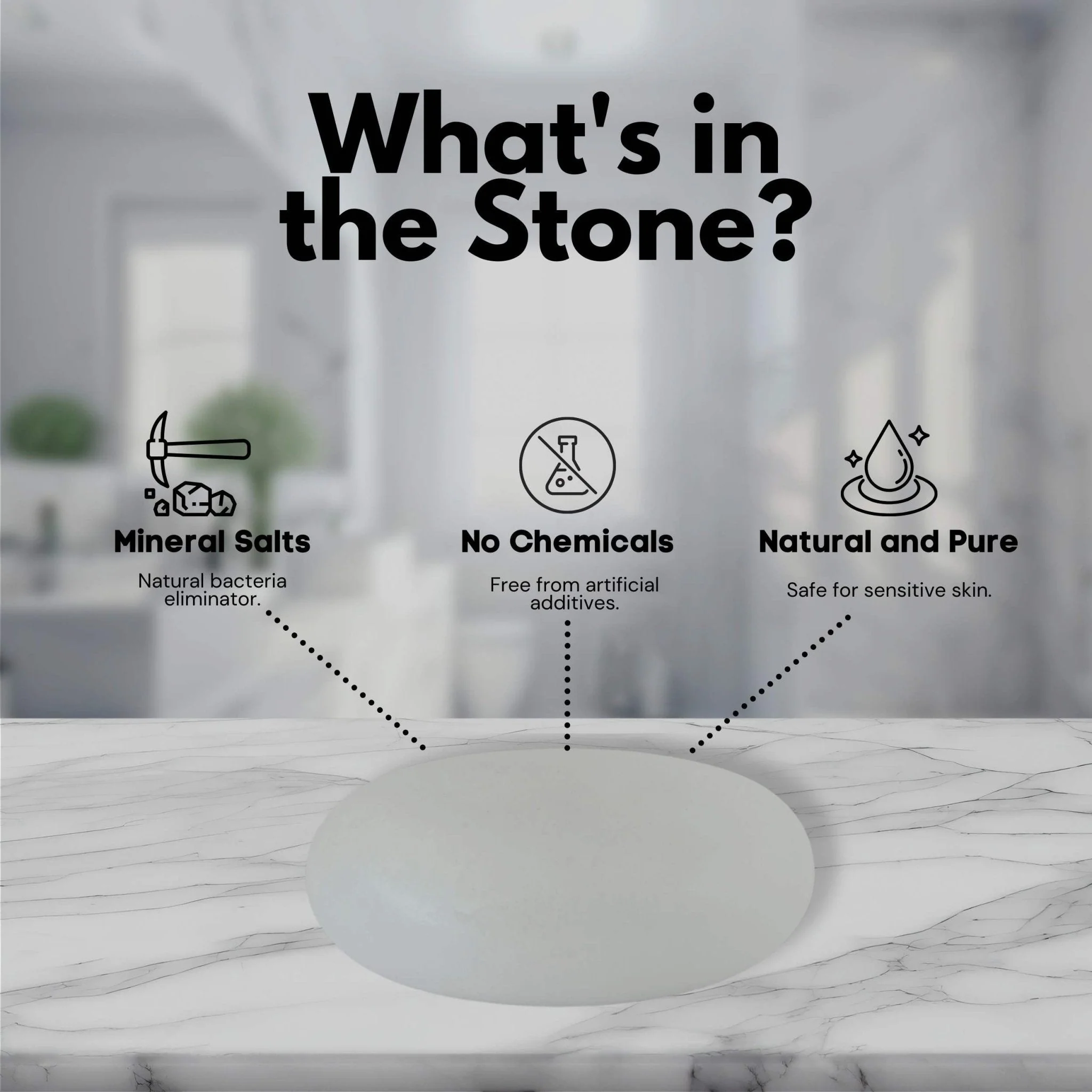Eco Bath Natural Deodorant Stone (160gr) - Image 5