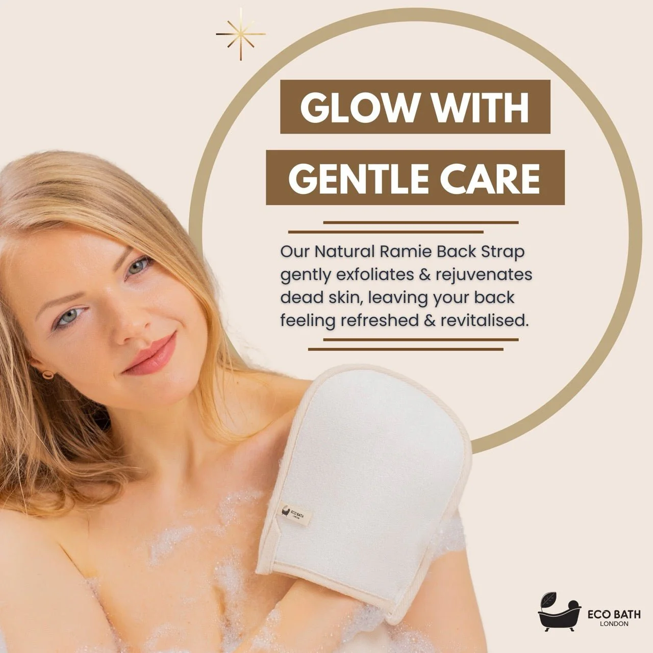 Eco Bath Natural Ramie Bath Mitt - Image 5
