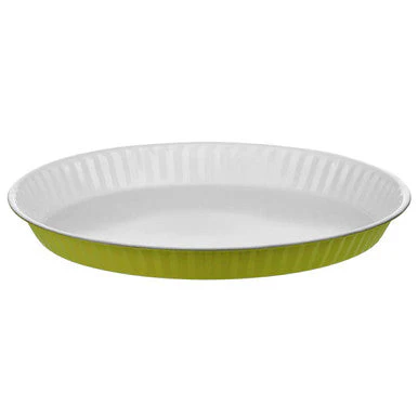 Ecocook Lime Green And White Flan Dish - Image 2