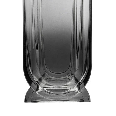 Edan Large Grey Ombre Glass Vase - Image 3