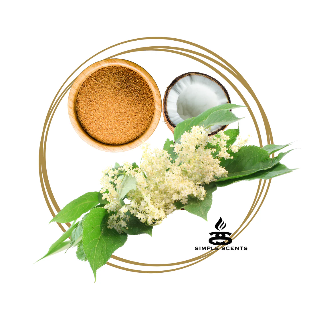 Elderflower & Coconut Sugar - Simple Scents Ambience Rose Style Wax Melts - Image 2