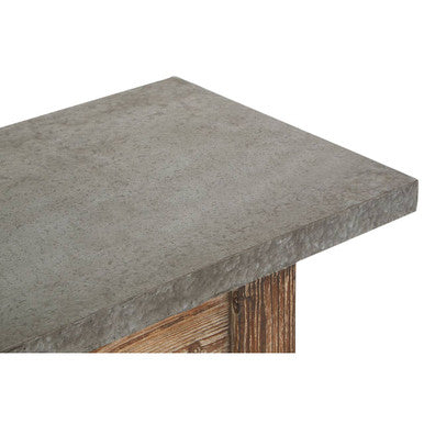 Elementary Antique Wood Finish Console Table - Image 6