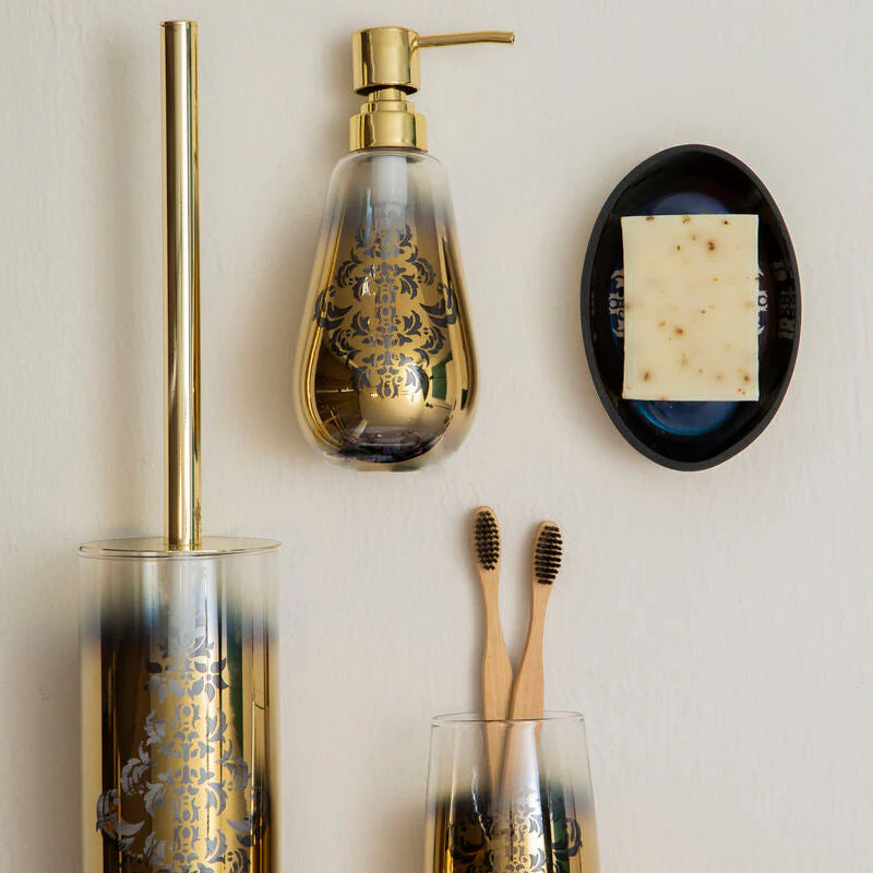 Elissa Gold Ombre Soap Dispenser - Image 3