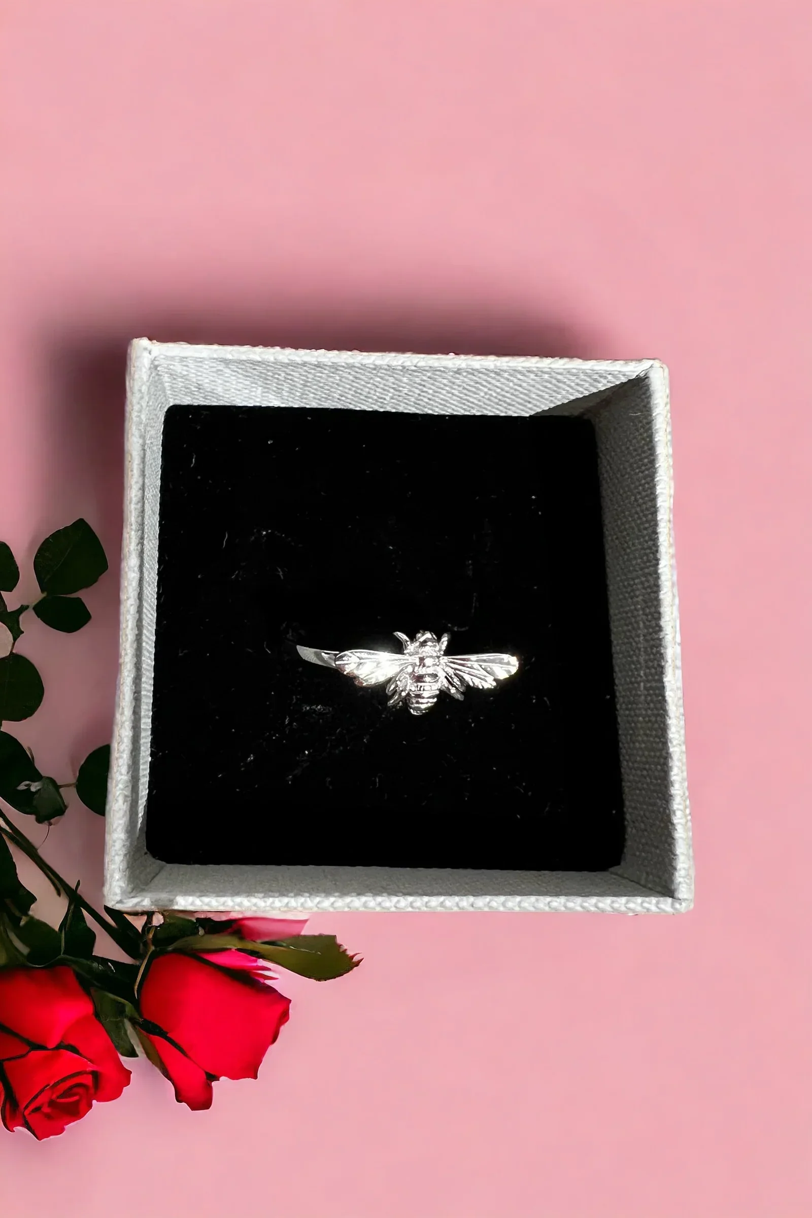 Elizabeth Bee Silver Ring - Image 3