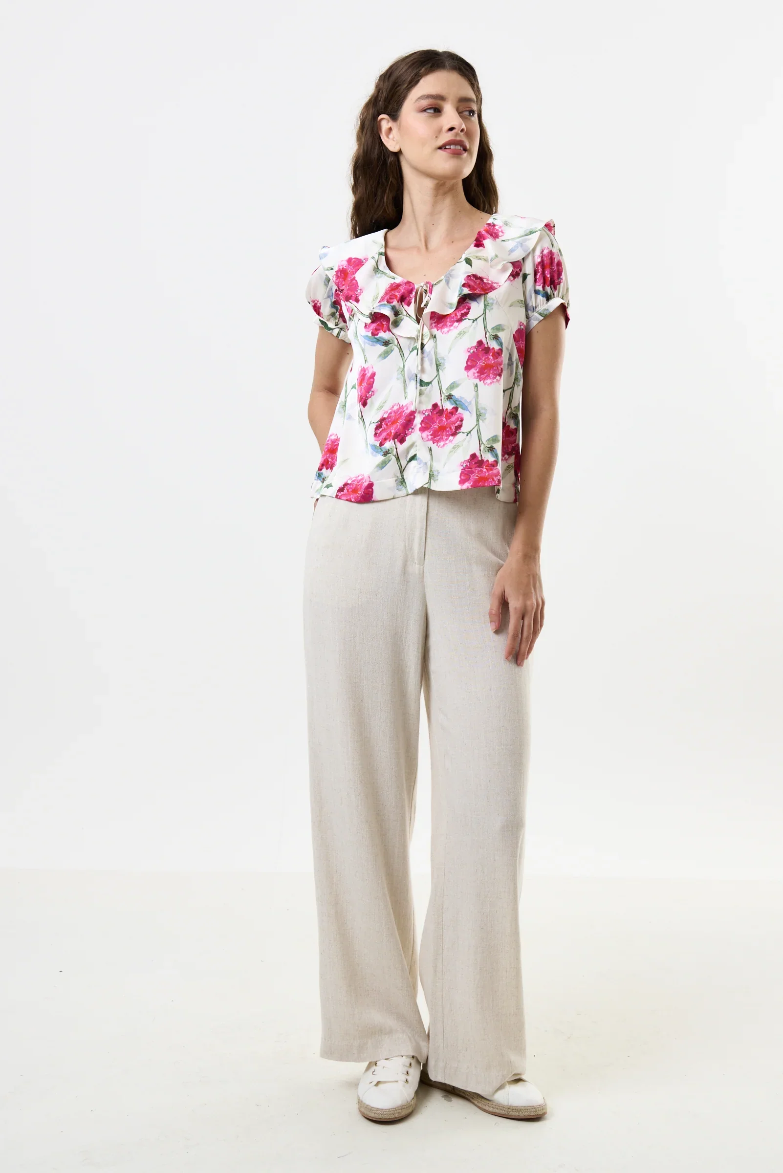 Eloise Loveflower Print Puff Sleeve Blouse - Image 4