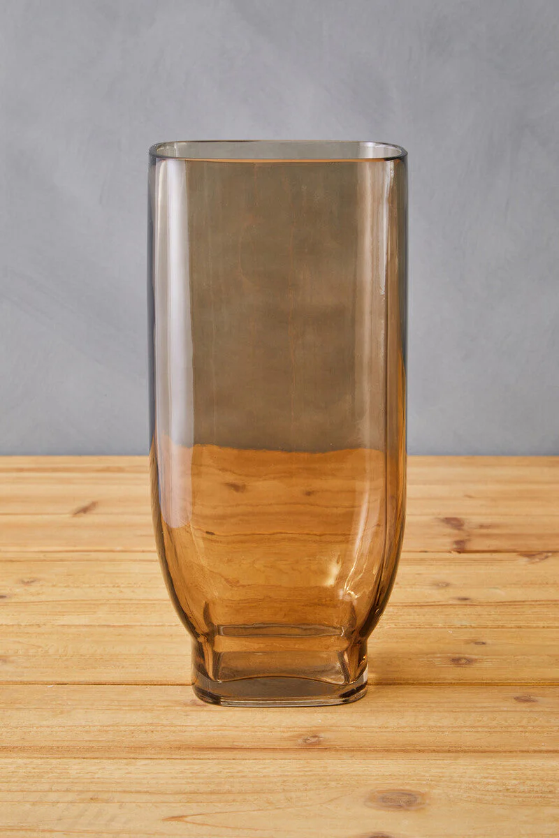 Emer Large Smoked Brown Vase - Image 3