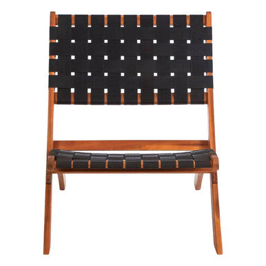 Emilio Black Woven Chair - Image 2