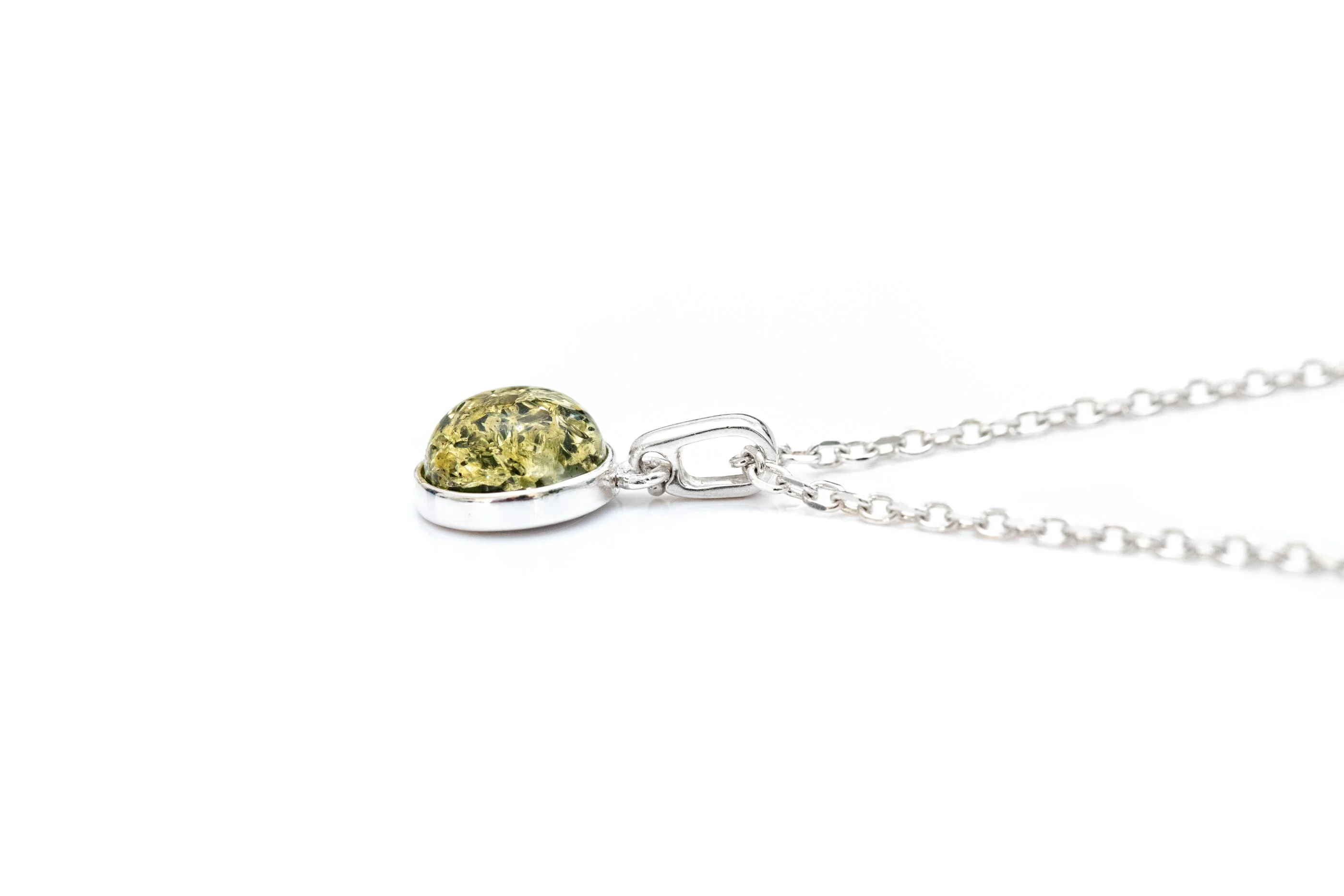 ESSENTIALS Mini Green Amber Pendant - Image 5
