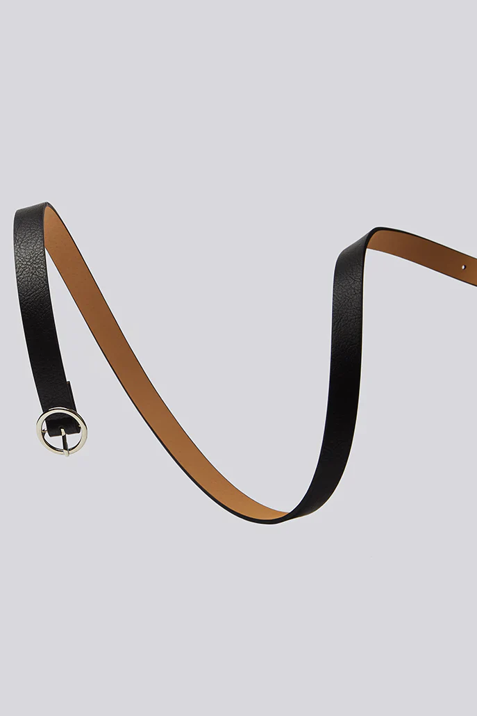 Esther Circle Silver Buckle Belt - Image 2
