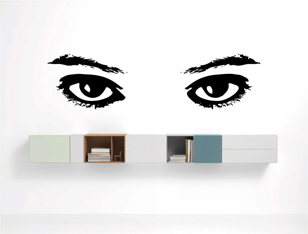 Eye Wall Stickers for Beauty Salons and Modern Interiors
