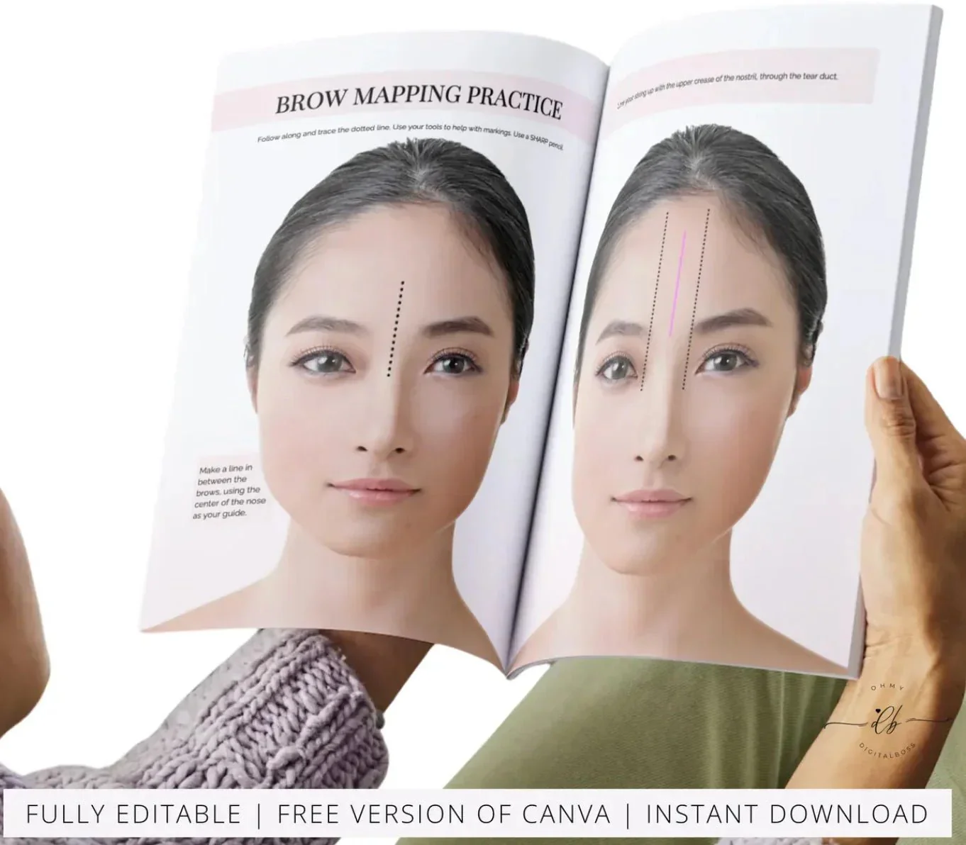 Eyebrow Mapping Course Editable Training Manual - Image 4