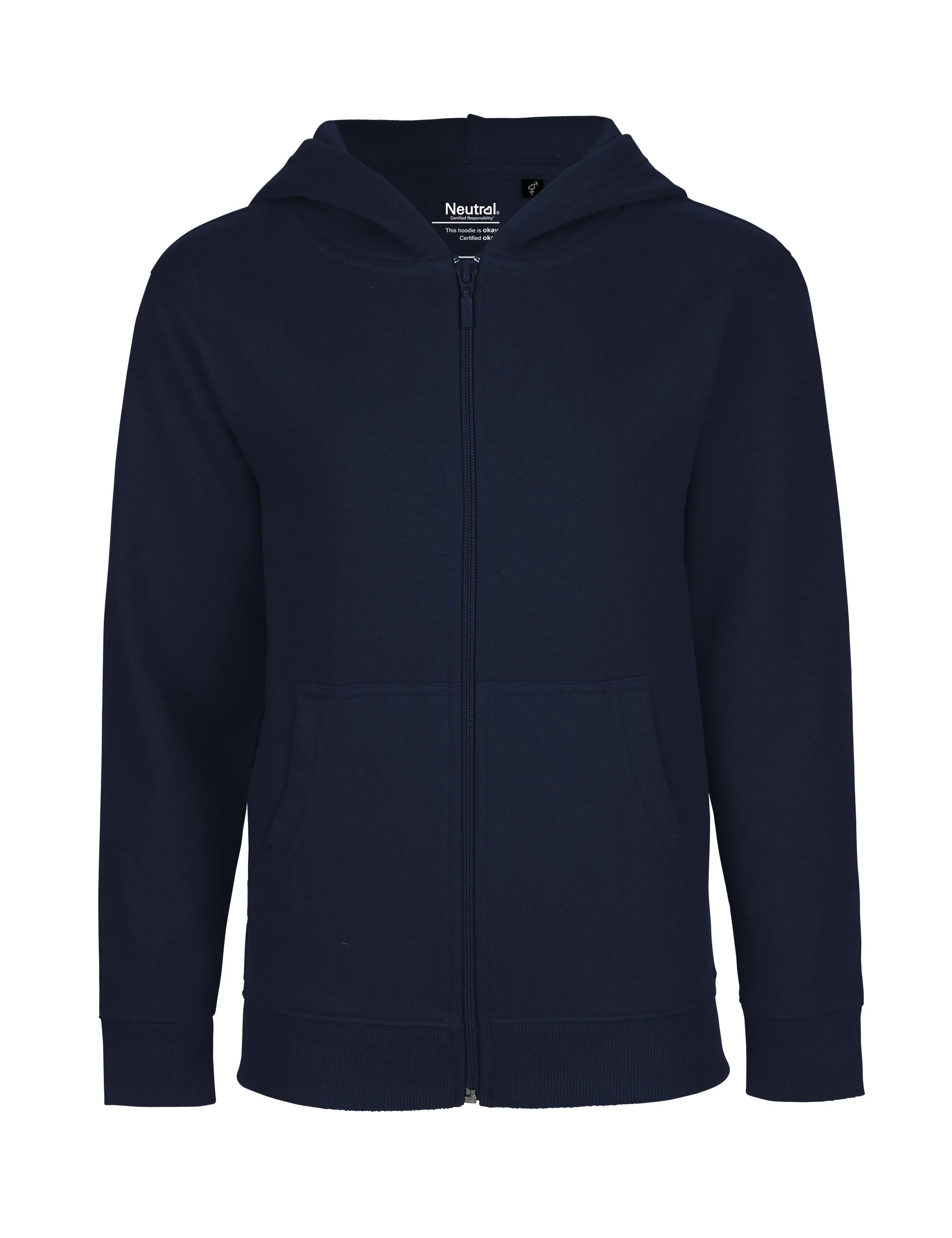 Fairtrade Organic Kids Zipped Hoodie - Image 6