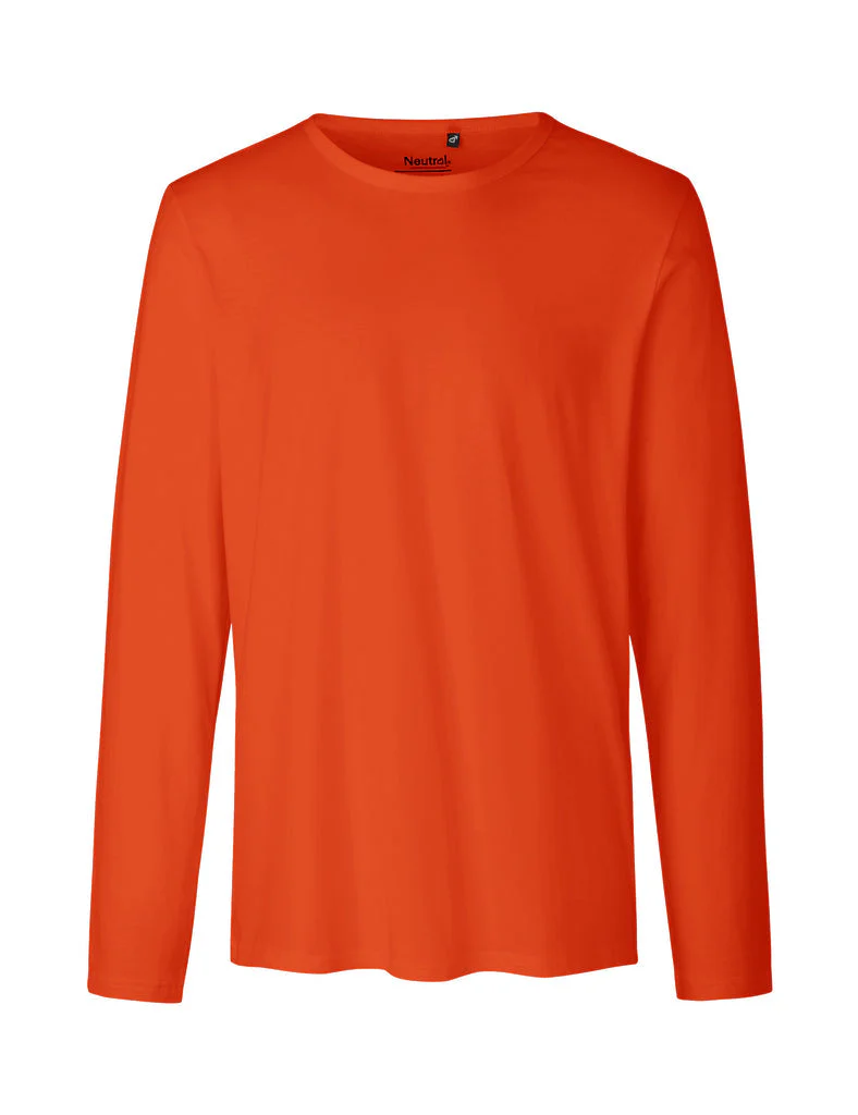 Fairtrade Organic Long Sleeve T-shirt: Mens - Image 5