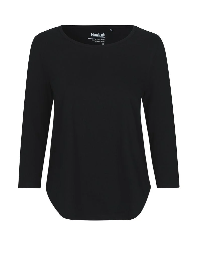 Fairtrade Organic Loose 3/4 Sleeve T-shirt - Image 5