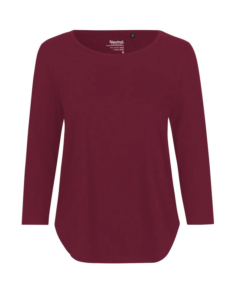 Fairtrade Organic Loose 3/4 Sleeve T-shirt - Image 7