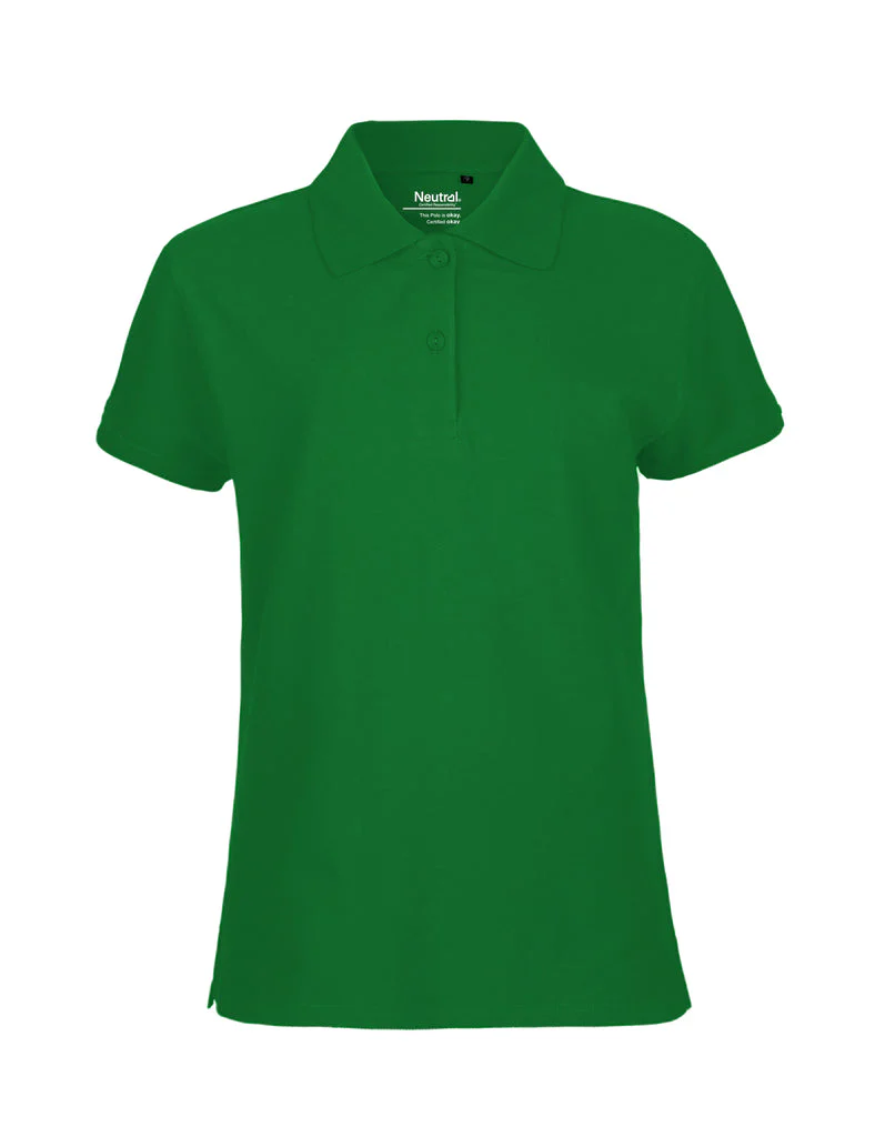 Fairtrade Organic Polo Shirt: Womens - Image 4