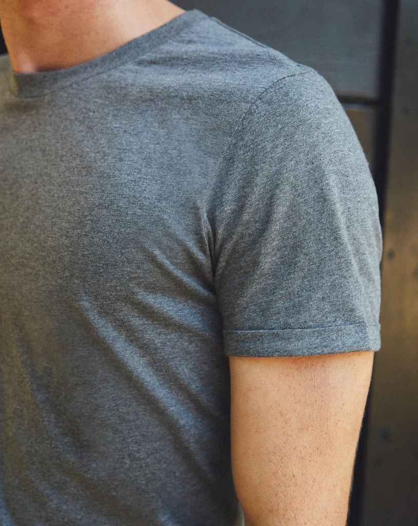 Fairtrade Organic Rolled Sleeve T-shirt: Mens - Image 13