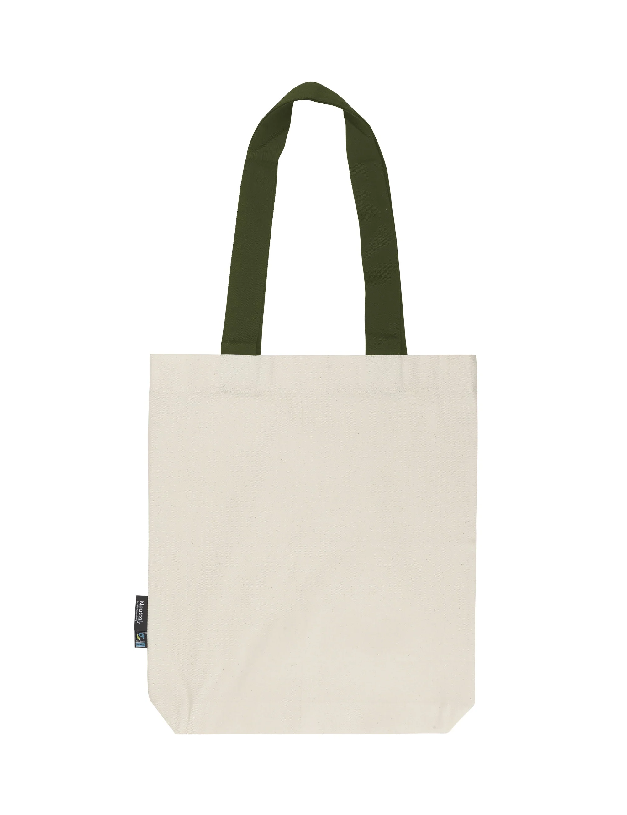 Fairtrade Organic Twill Bag with Contrast Handles - Image 4