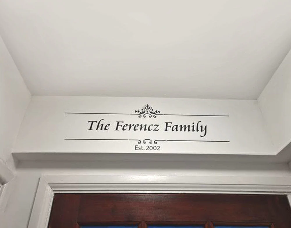 Family Established Wall Sticker | Personalised Family Name Vinyl Decal - Image 5
