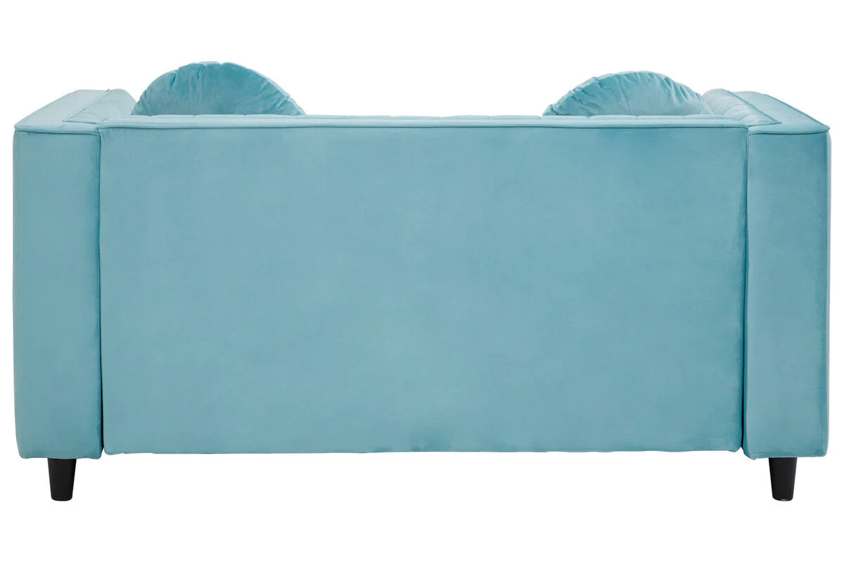 2 Seater Green Velvet Sofa, Farah - Image 5