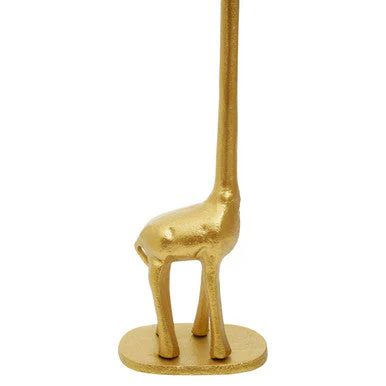 Fauna Gold Finish Giraffe Toilet Roll Holder - Image 10