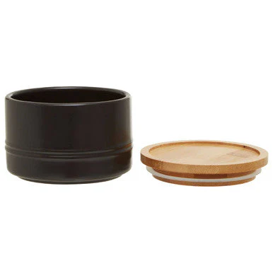 Fenwick Black Small Stoneware Canister - Image 3