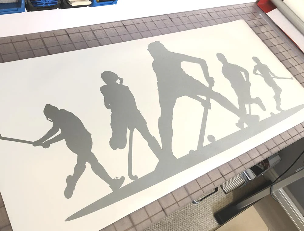 Field Hockey Wall Sticker - Transform Your Space with Dynamic Sports Art! - Image 2