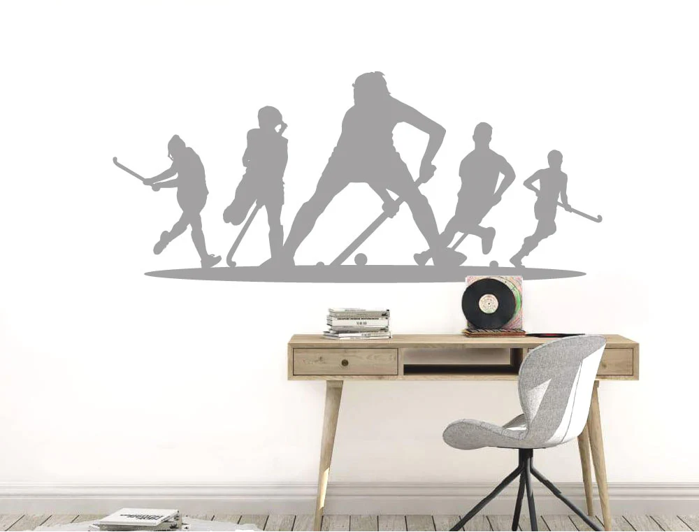 Field Hockey Wall Sticker - Transform Your Space with Dynamic Sports Art! - Image 6