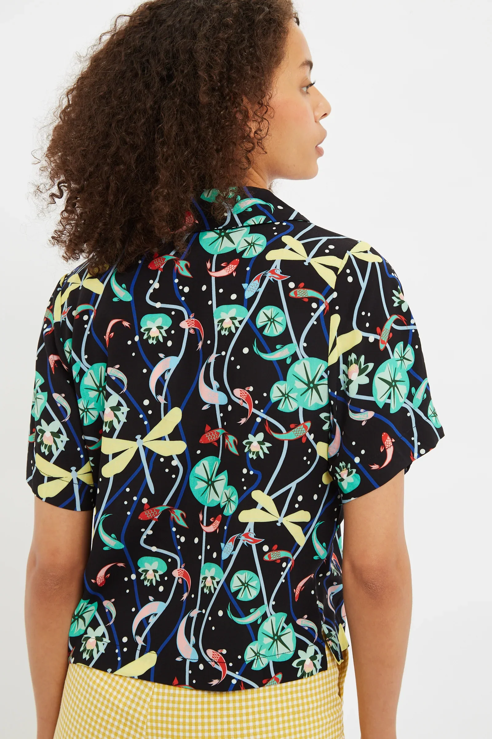 Fien Pond Print Short Sleeve Shirt - Image 2