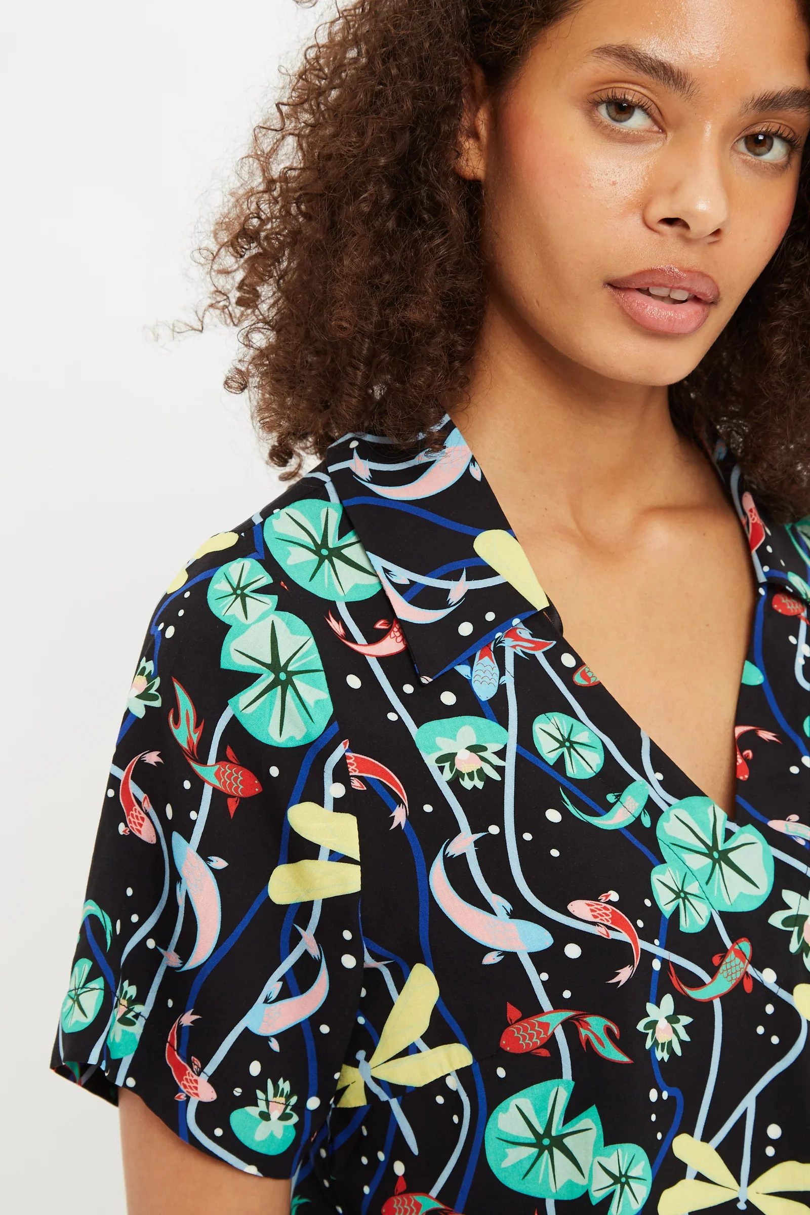 Fien Pond Print Short Sleeve Shirt - Image 3