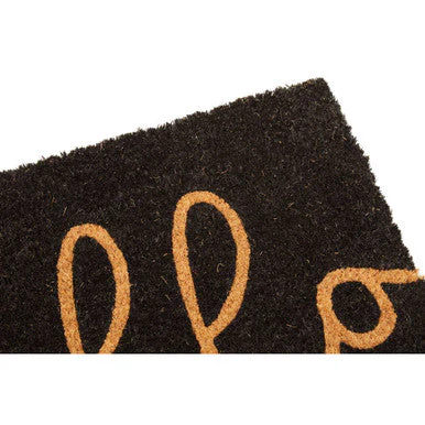 Filta Hello Black Coir Doormat - Image 9