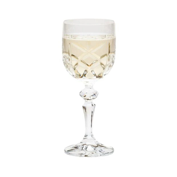 Flamenco Crystalite Full Cut Wine Glasses - 220ml - Set of 6 - Image 3