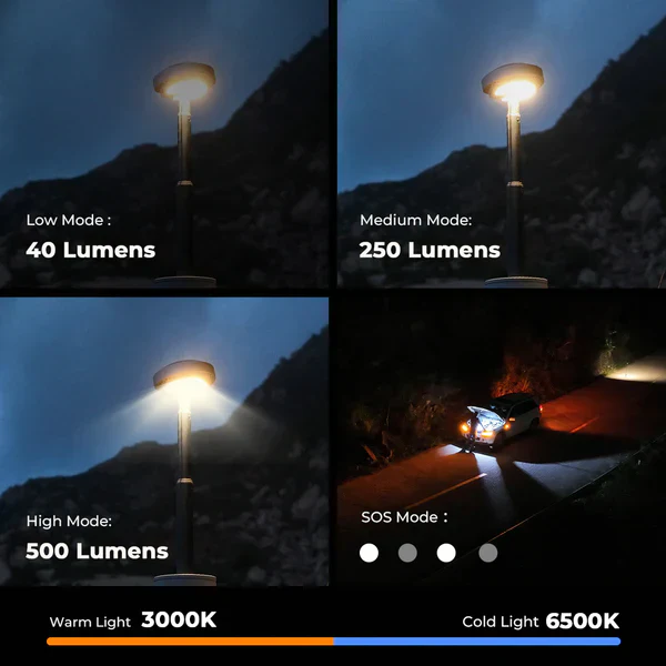Flextail EVO LANTERN - FLEXTAIL x OuTask 2-in-1 Telescopic Lantern - Image 3