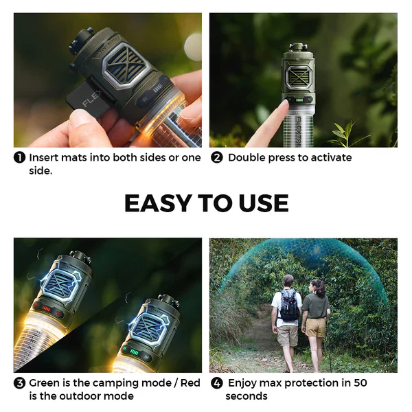 Flextail Tiny Repel 3-in-1 Mosquito Repellent Camping Lantern - Image 2