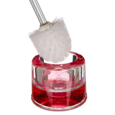 Floating Acrylic Hearts Toilet Brush Holder - Image 8