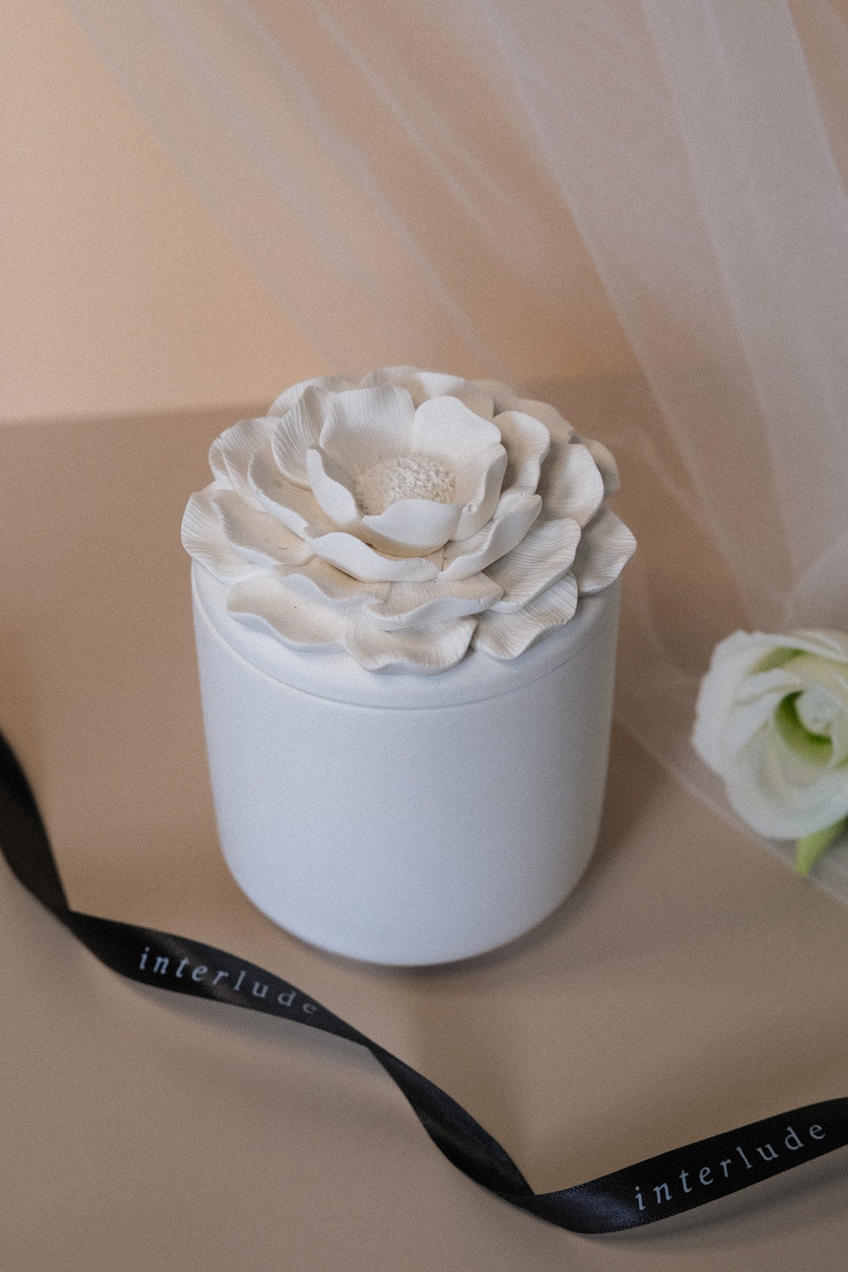 Floral Ceramic Candle - Image 5