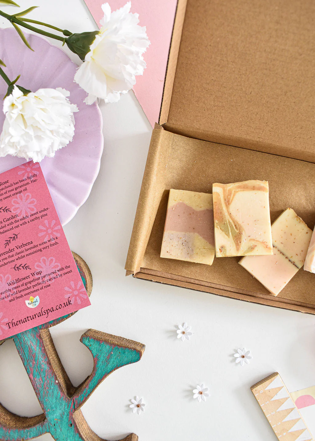 Floral Soap Trial Box - 4 pieces - Image 2