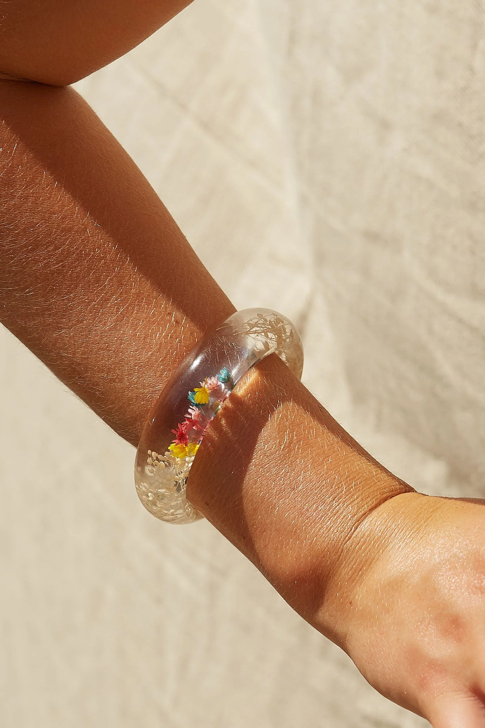Flower Child Encased Flower Bracelet - Image 2