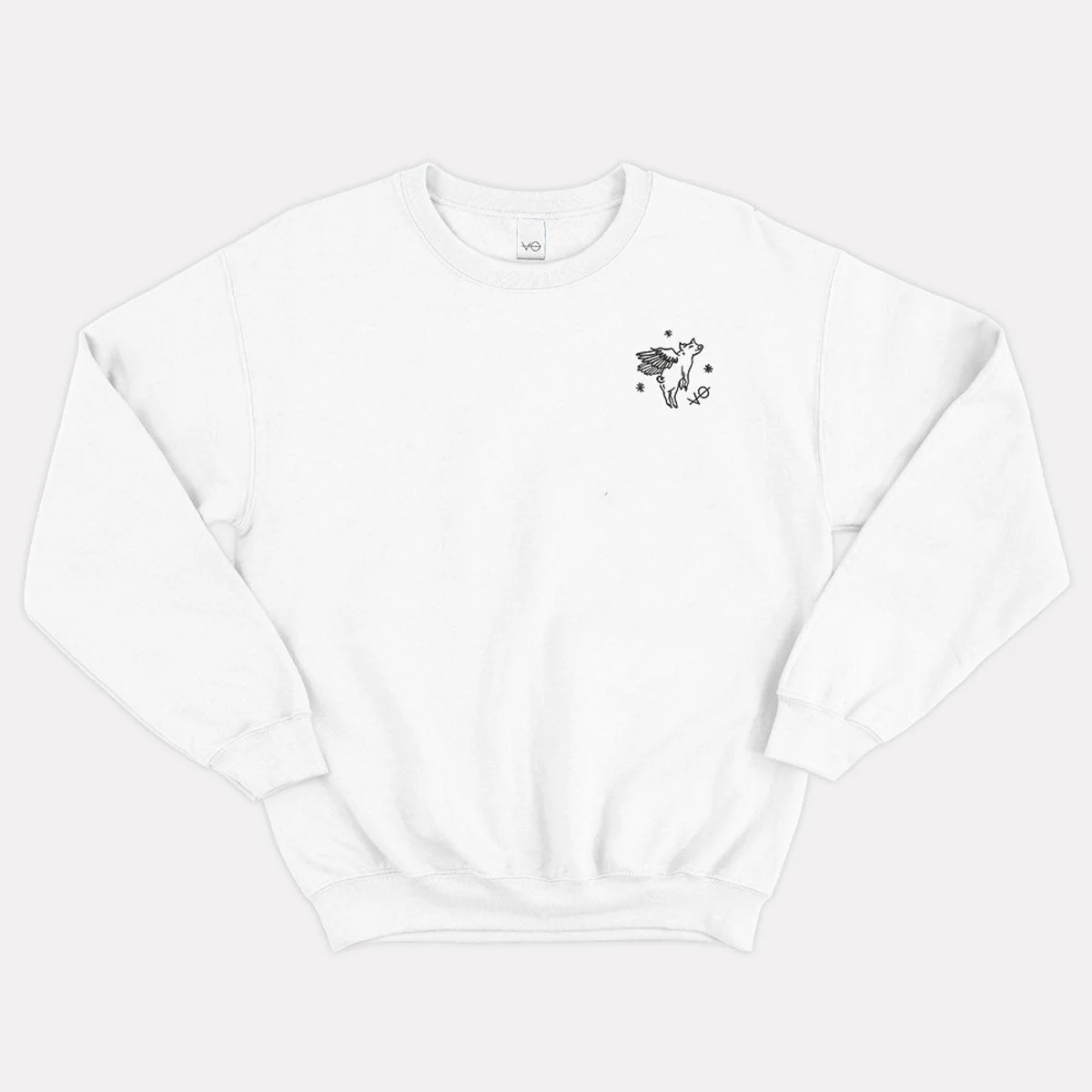 Flying Pig Doodle Sweatshirt (Unisex) - Image 2