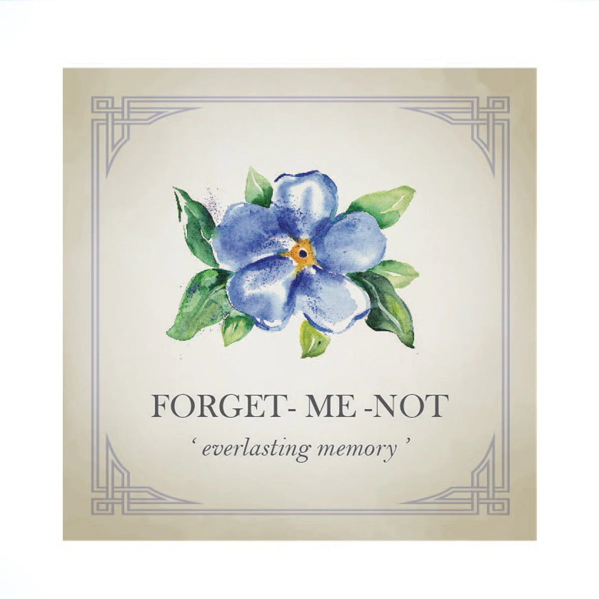 Forget-Me-Not Rose Gold Vermeil Silver Studs - Image 8