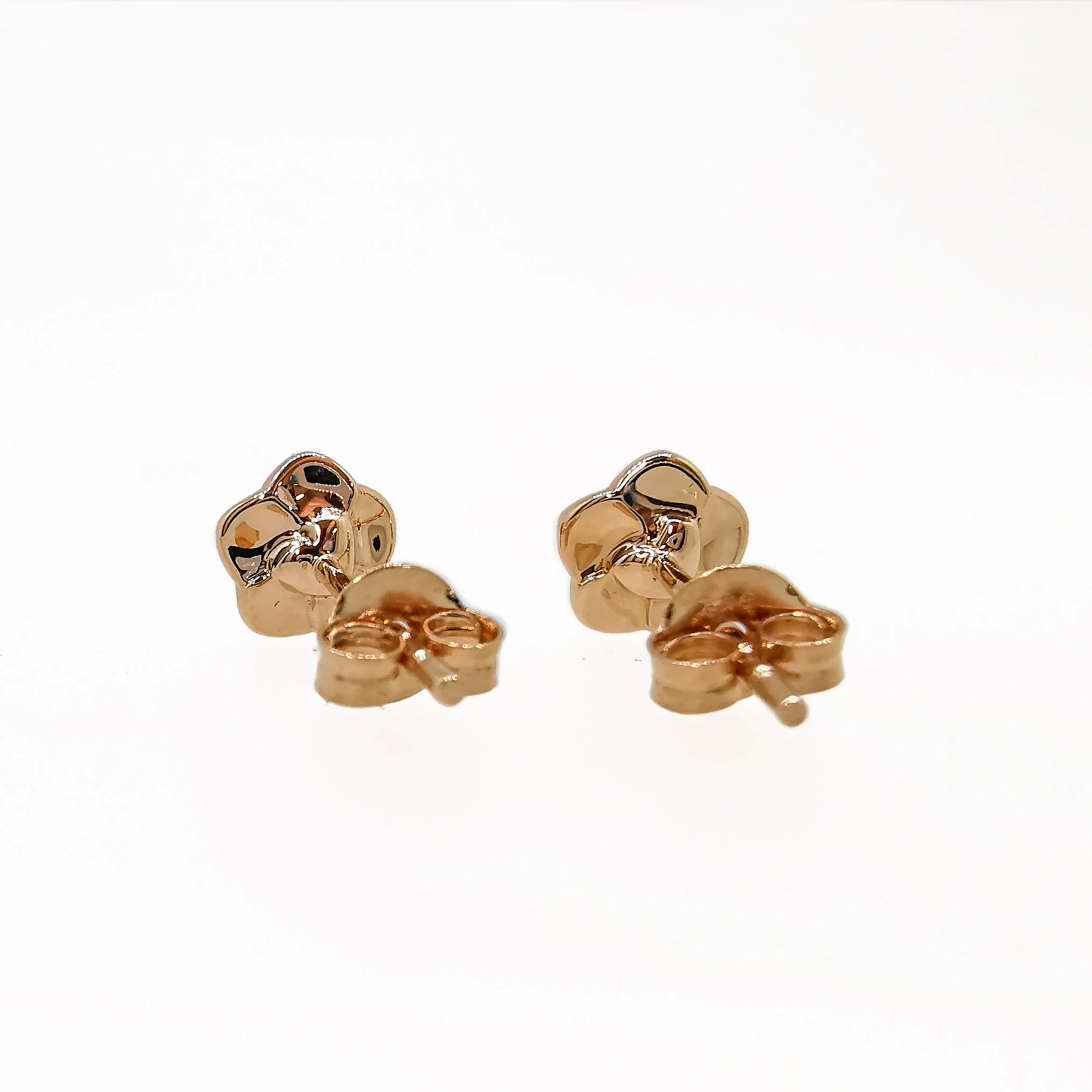 Forget-Me-Not Tiny Rose Gold Vermeil Stud Earrings - Image 6