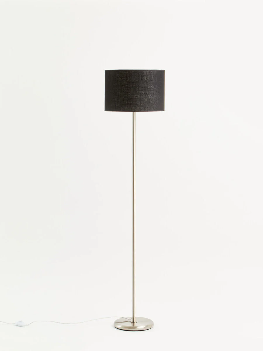 Forma Black Waffle Effect Shade Floor Lamp - Image 4