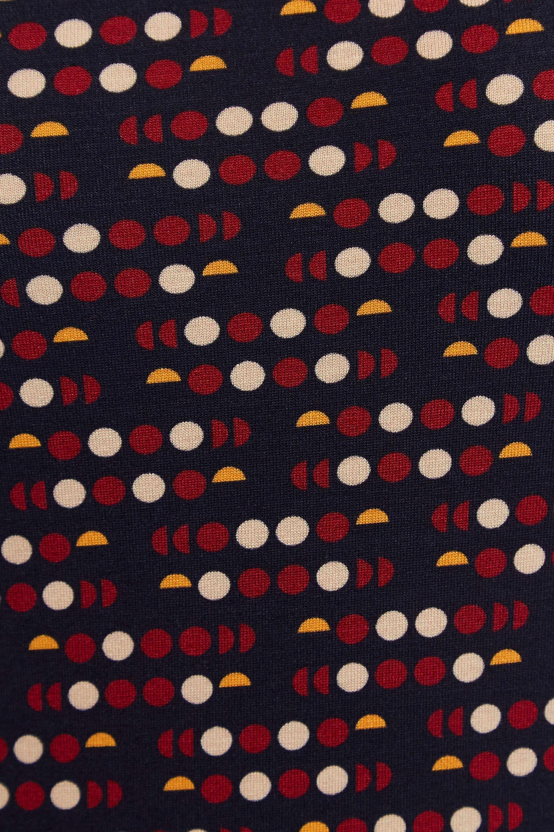 Foster Retro Dots Print Jersey Trouser - Image 5