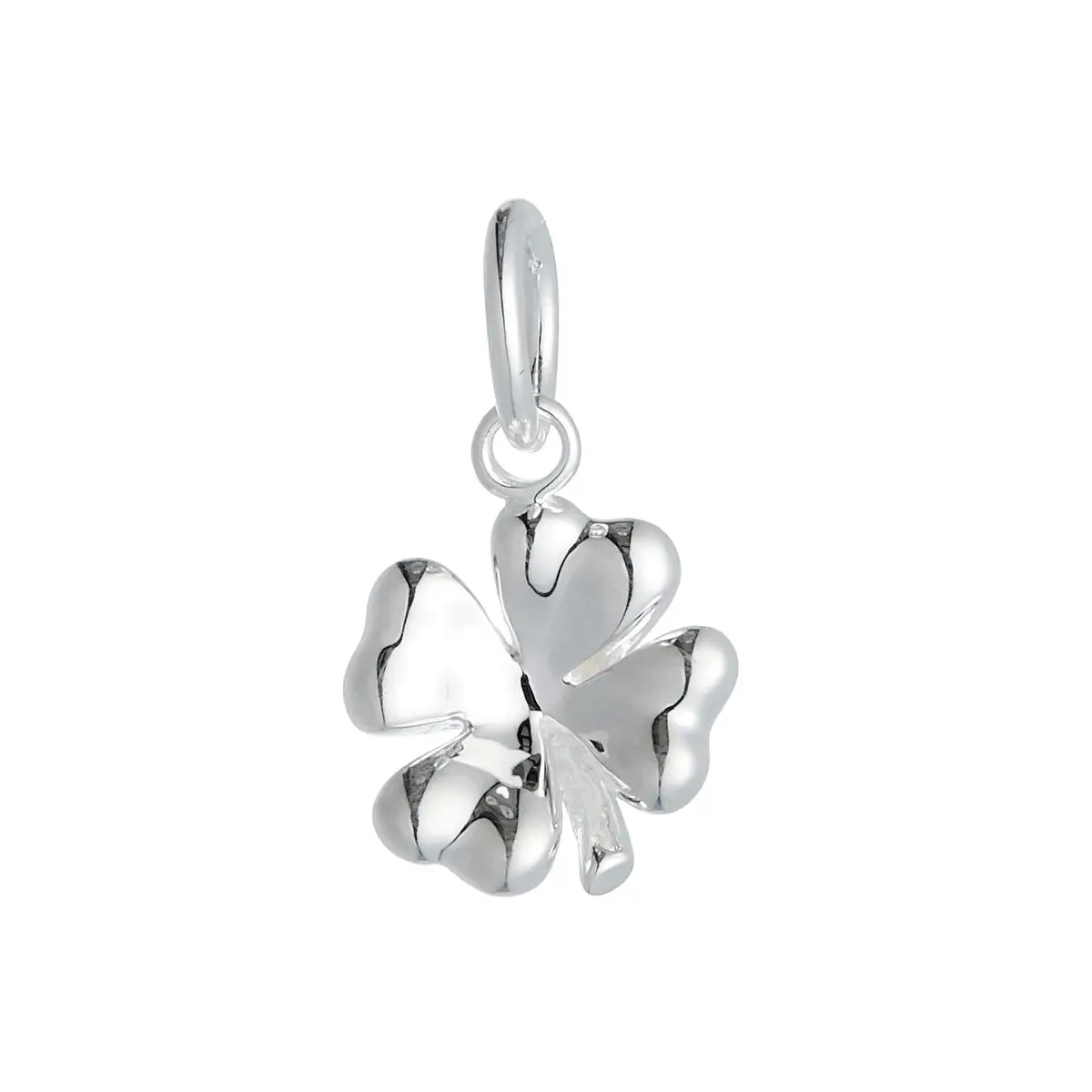 Four Leaf Clover Silver Charm - Image 2