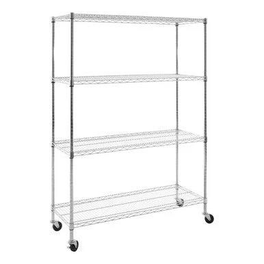 Frankfurt 4 Tier Metal Shelf Unit - Image 2