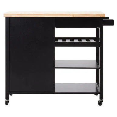 Frankfurt Black Kitchen Trolley - Image 6