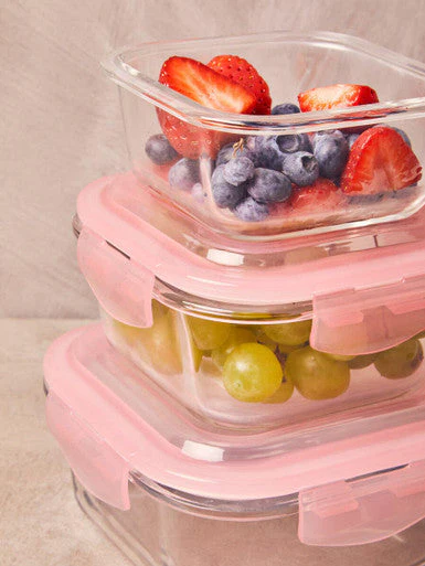 Freska 640Ml Rectangular Glass Container - Image 5