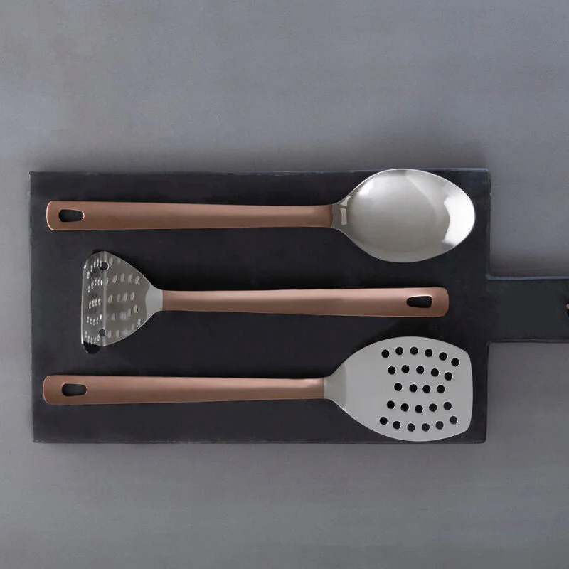 Freya Stainless Steel  Spoon with Copper Finish Handle - Image 2